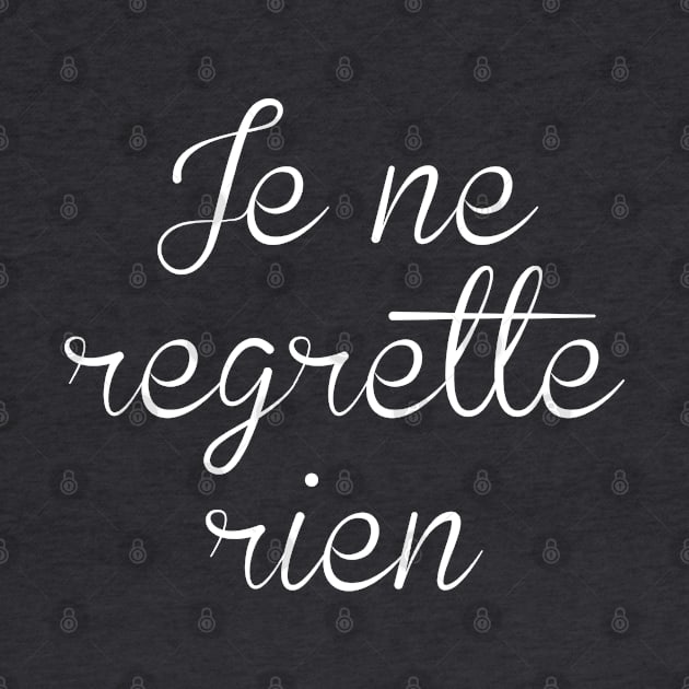 Je Ne Regrette Rien by AmazingVision